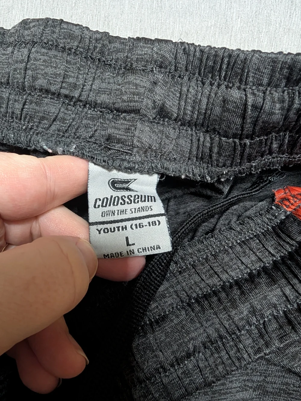 Colosseum Gray Shorts with Clemson Accents Youth Large